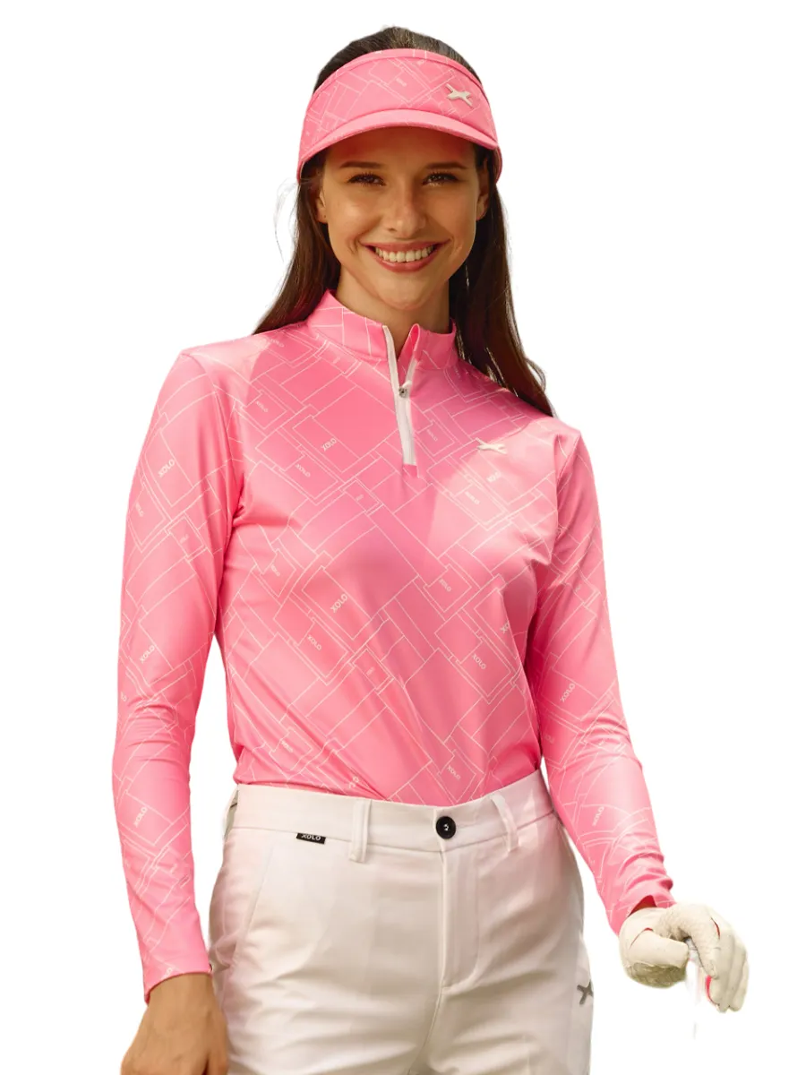 XOLO Pink WOMEN XOLO CIRCUIT POLO(040106)