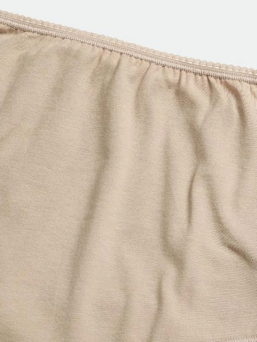 MARKS & SPENCER Women Plain Full Brief Cotton Lycra 5pk Multi-Color