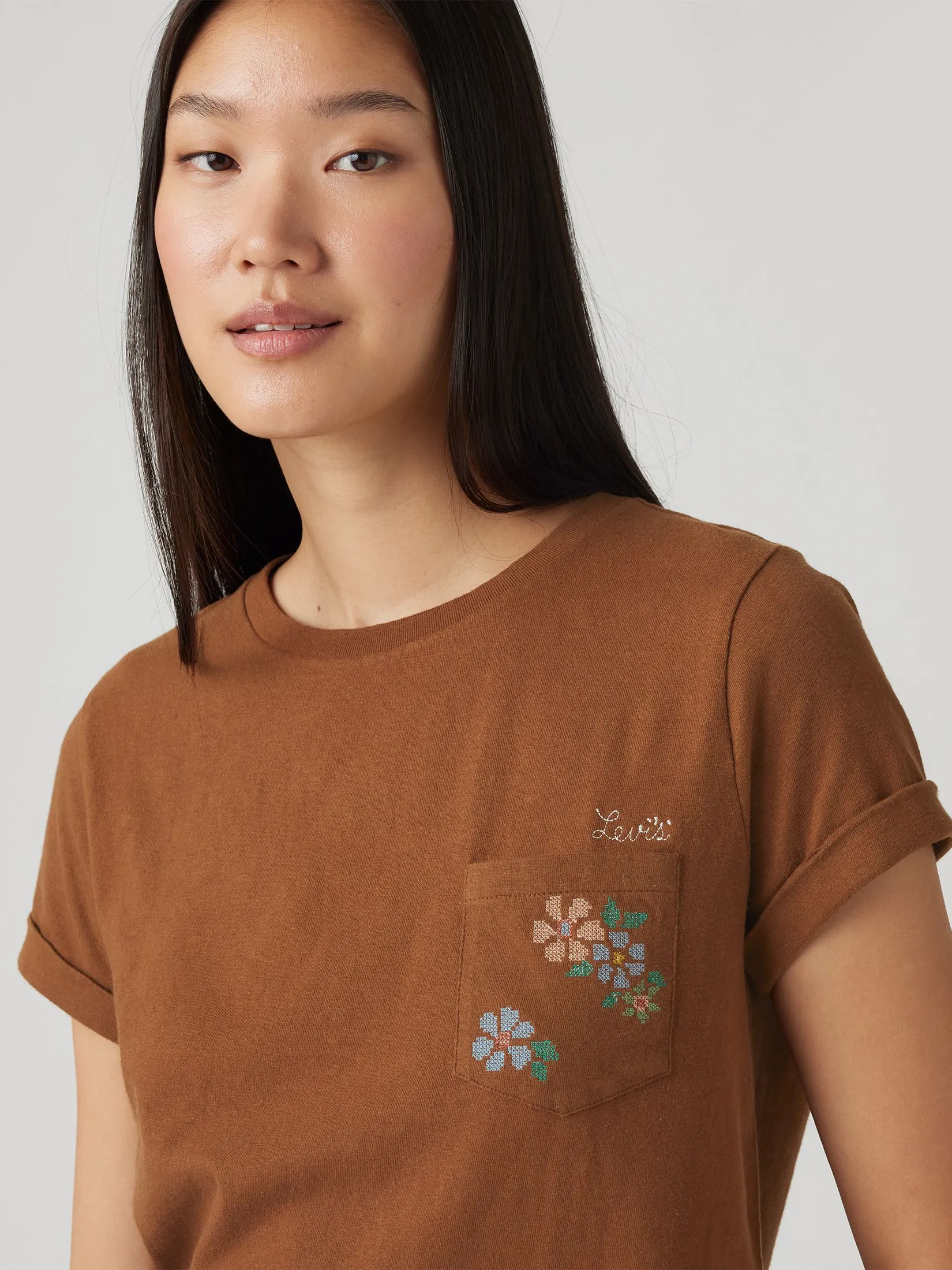 LEVI'S Women's Graphic Margot T-Shirt Brown