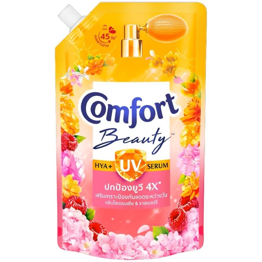 Comfort Beauty UV Concentrated Fabric Softener Hydrangea  Raspberry 470 Ml. - Pink