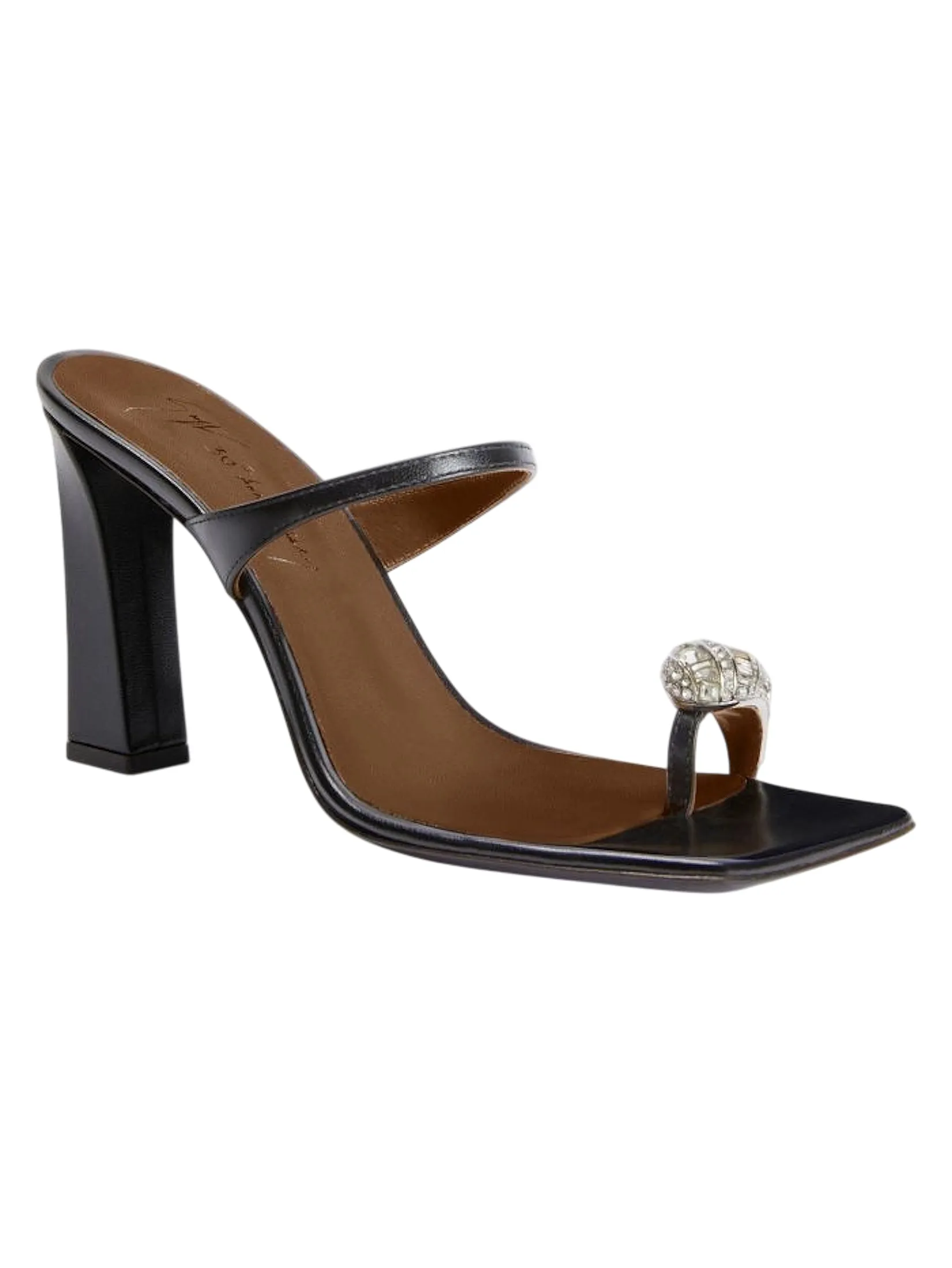 GIUSEPPE ZANOTTI Women Sandals THE ICON RING 90 NERO