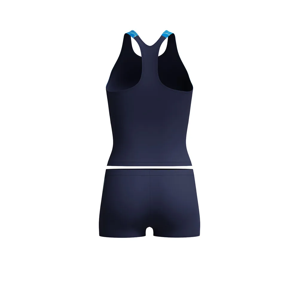 SPEEDO Hyperboom Splice Tankini Set Women Swimsuit Blue - SP111SP149ENTH