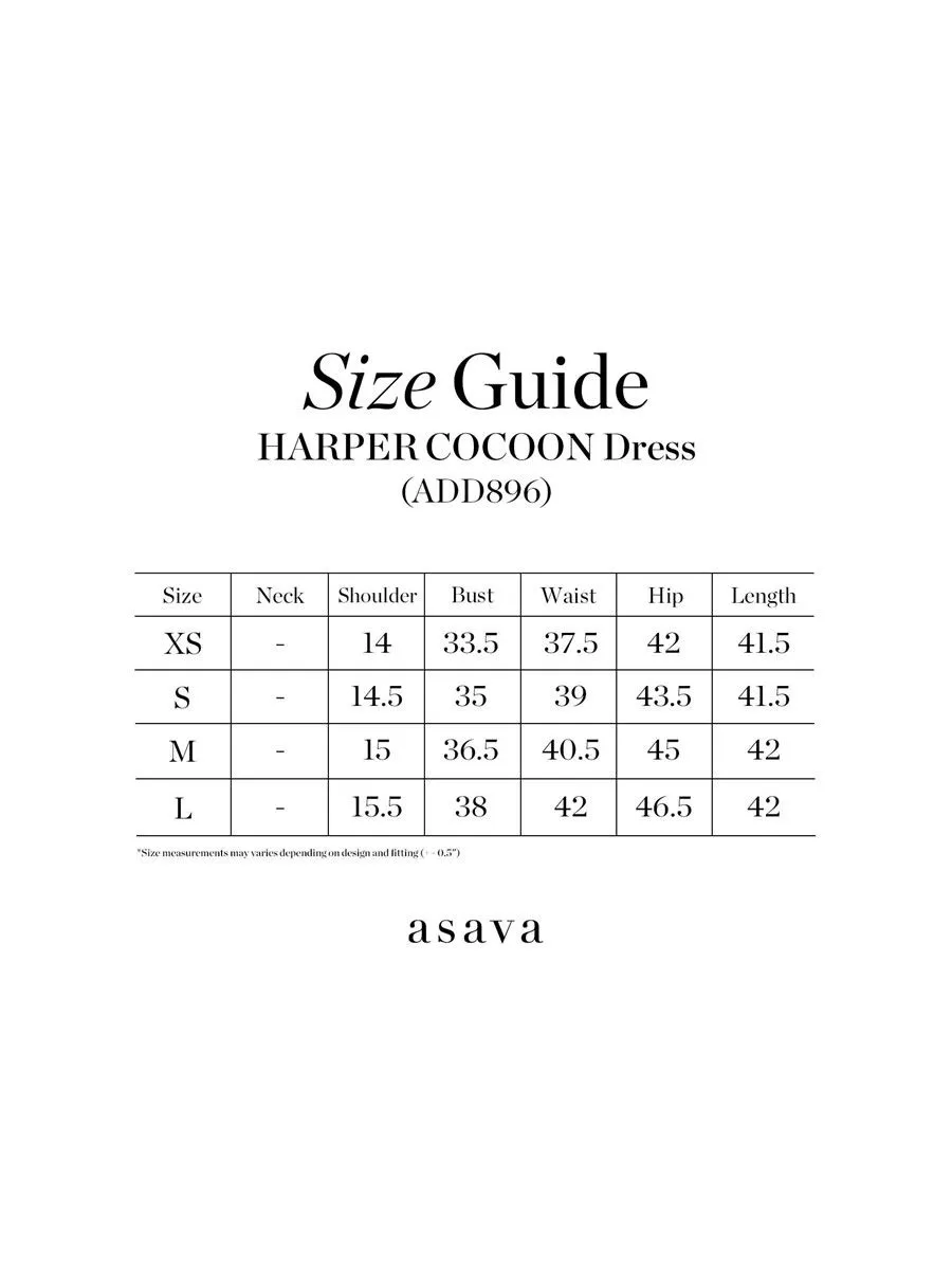 ASAVA (AW23) Harper Women Cocoon Dress Blue
