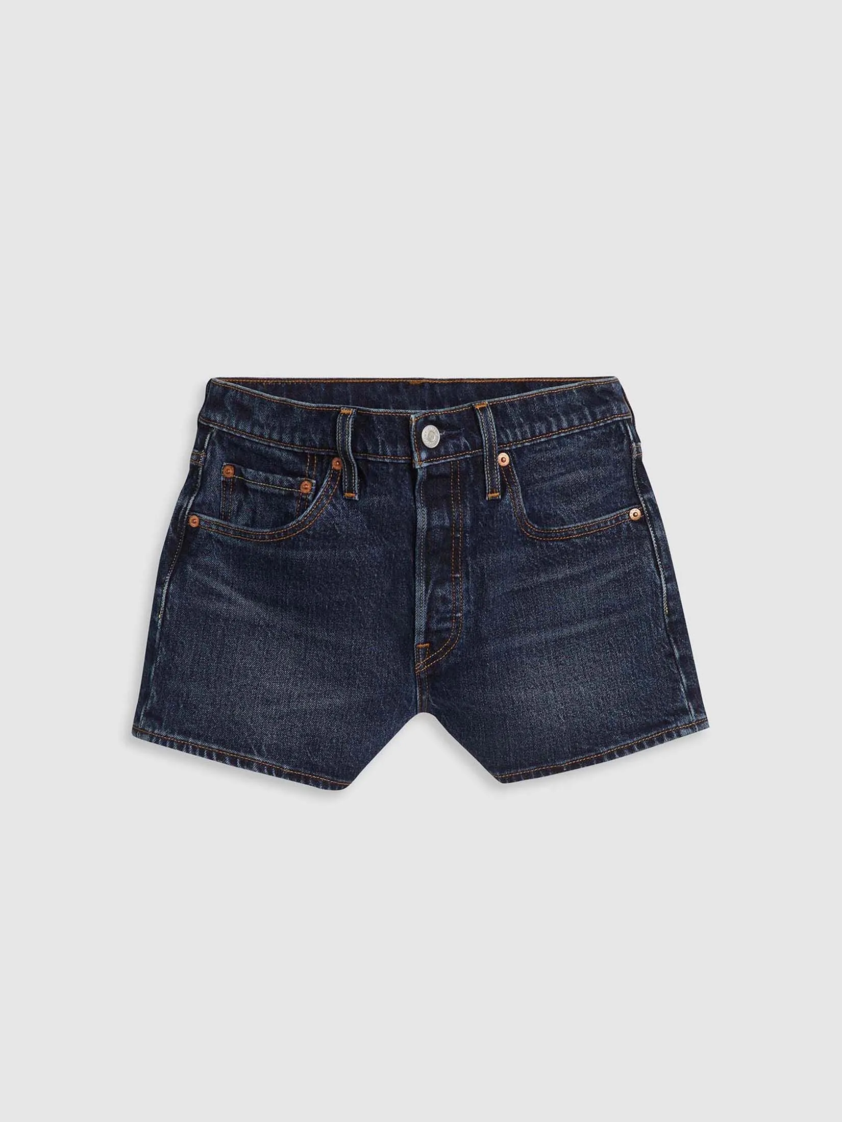 LEVI'S Women's 501® Original Mid-Thigh Shorts Dark Blue