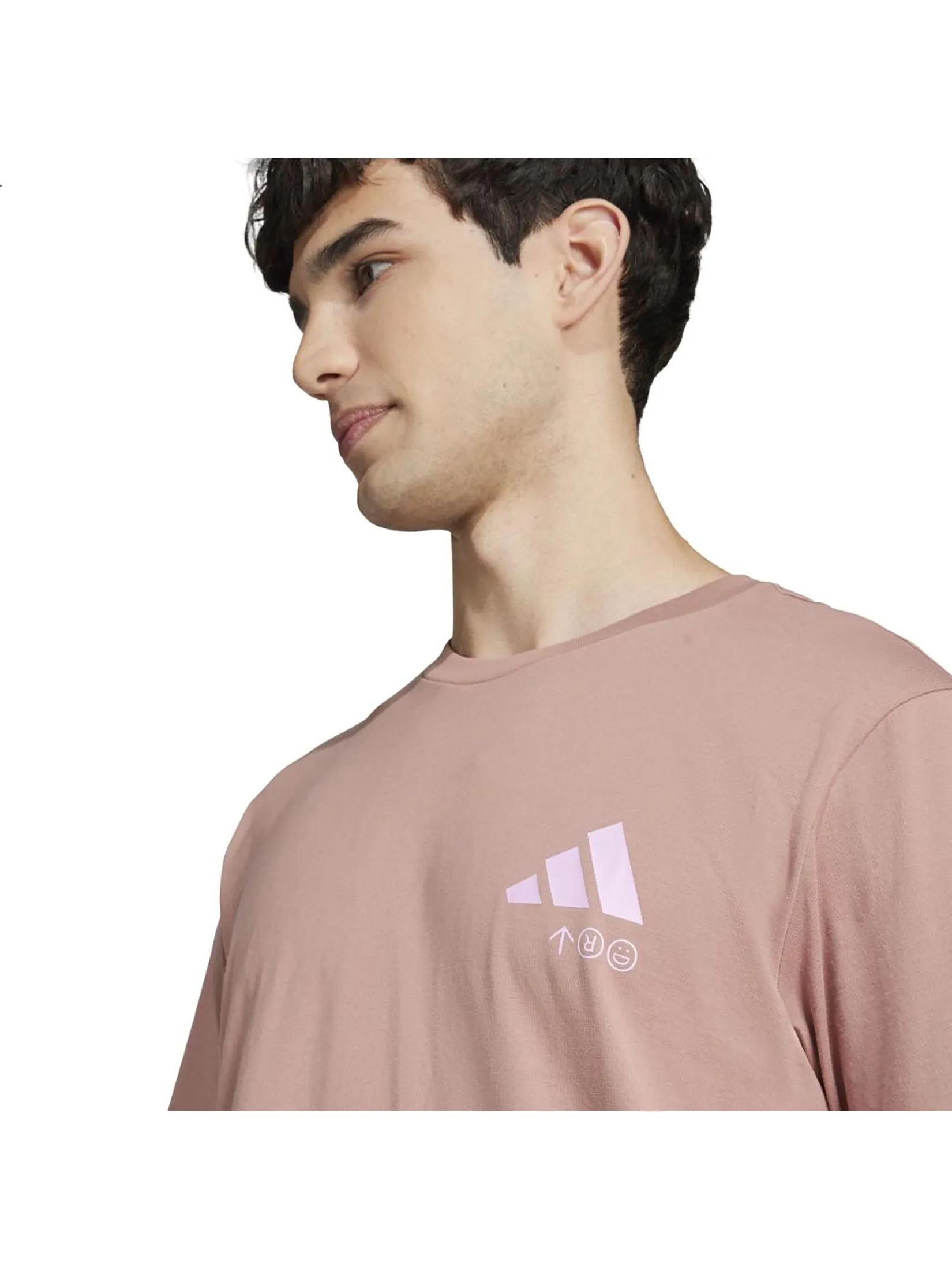 ADIDAS Men T-Shirt Lounge Verbiage Friends of Sport Graphic