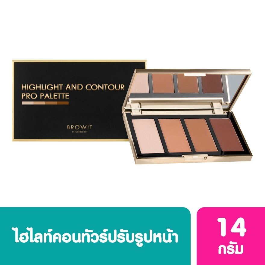 Browit Highlight&ContourPro Palette14g - Highlight and Contour