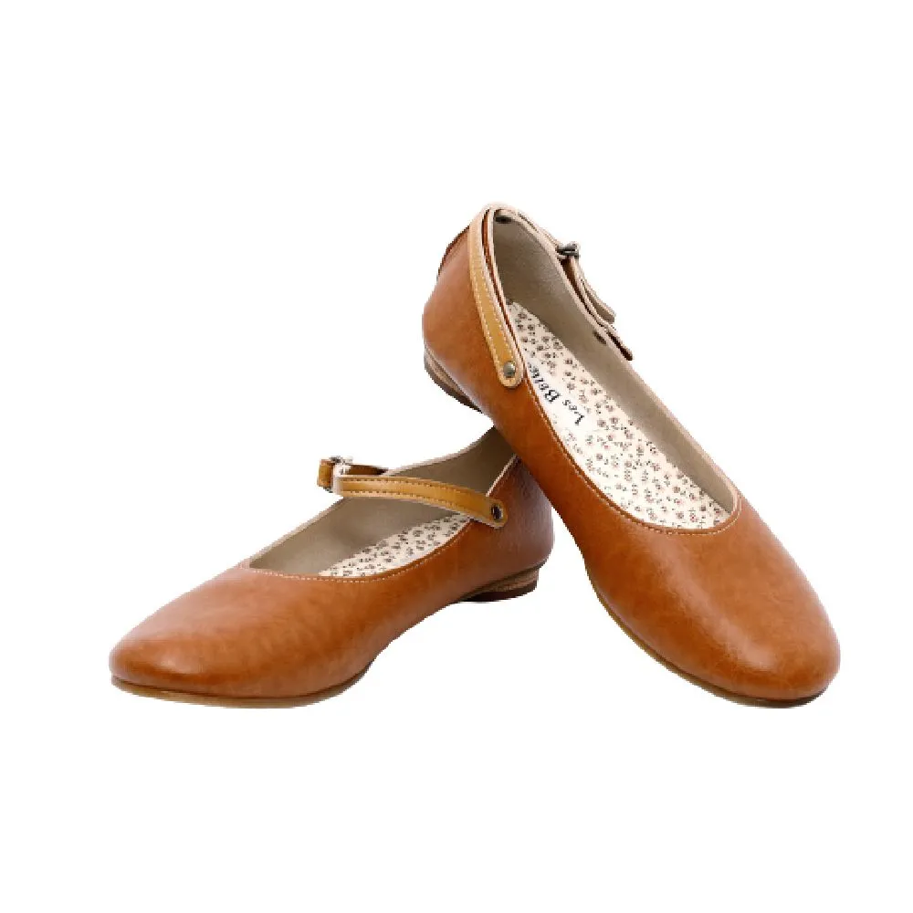 BELLE&SOFA Ballets Shoes Item JBC08-Caramel