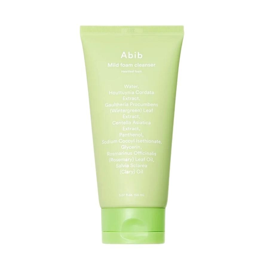 Abib Acne Foam Cleanser Heartleaf Foam 150 Ml. - Green
