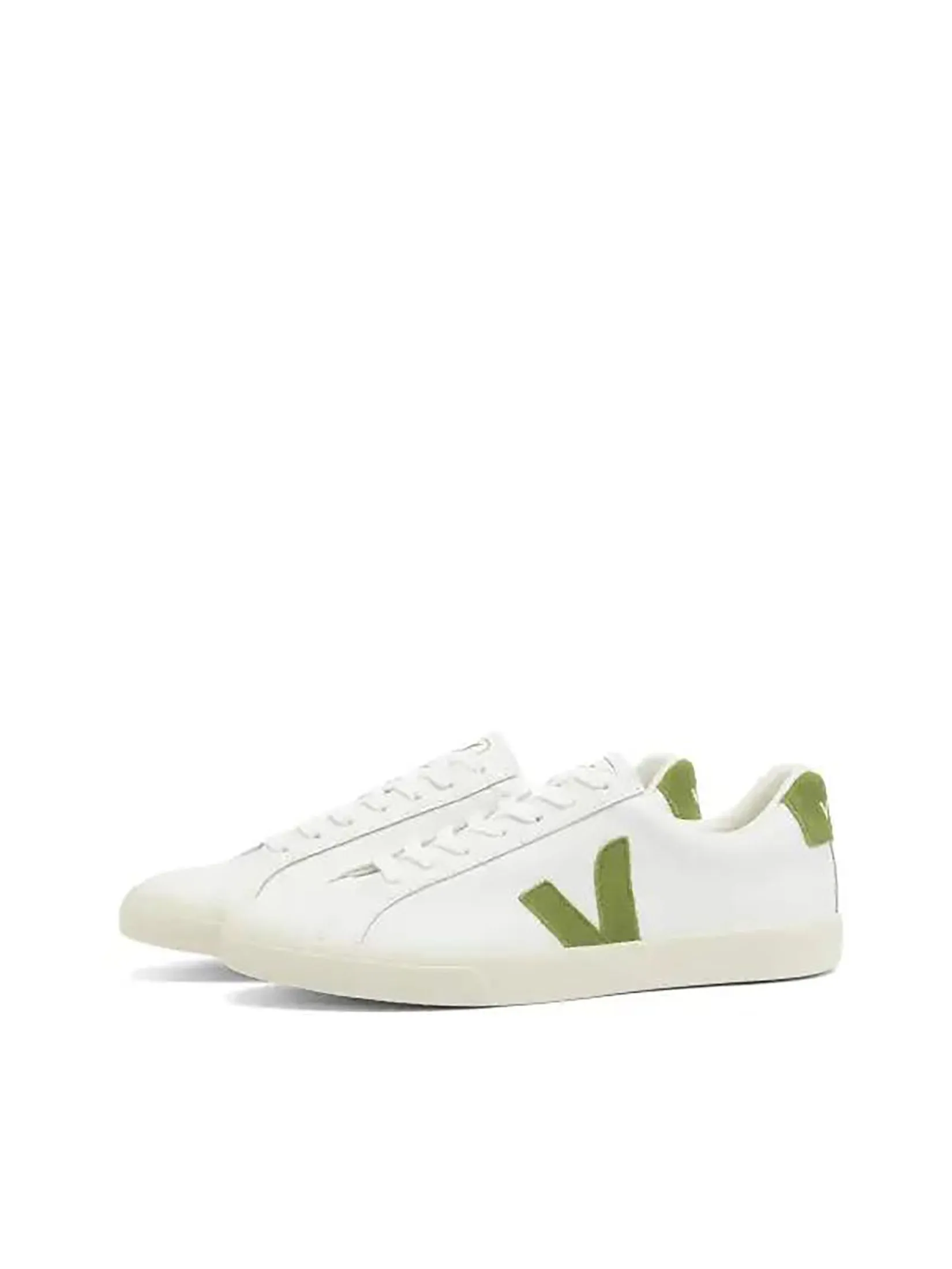 VEJA Men Sneakers Esplar Logo SS25 Extra-White Kiwi