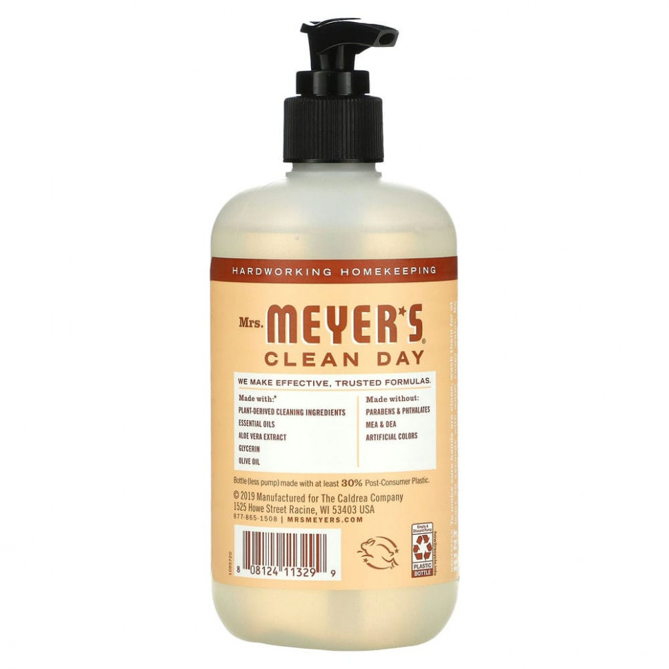 Mrs. Meyers Clean Day, Мыло для рук, цветы овса, 370 мл (12,5 жидк. Унции)
