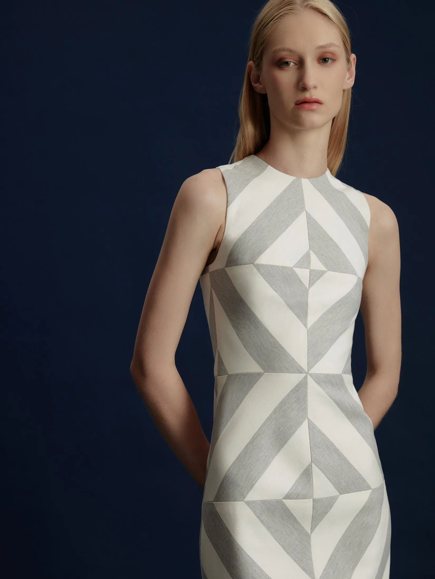 ASAVA (AW24 )Avianna Sleeveless Women Dress Grey