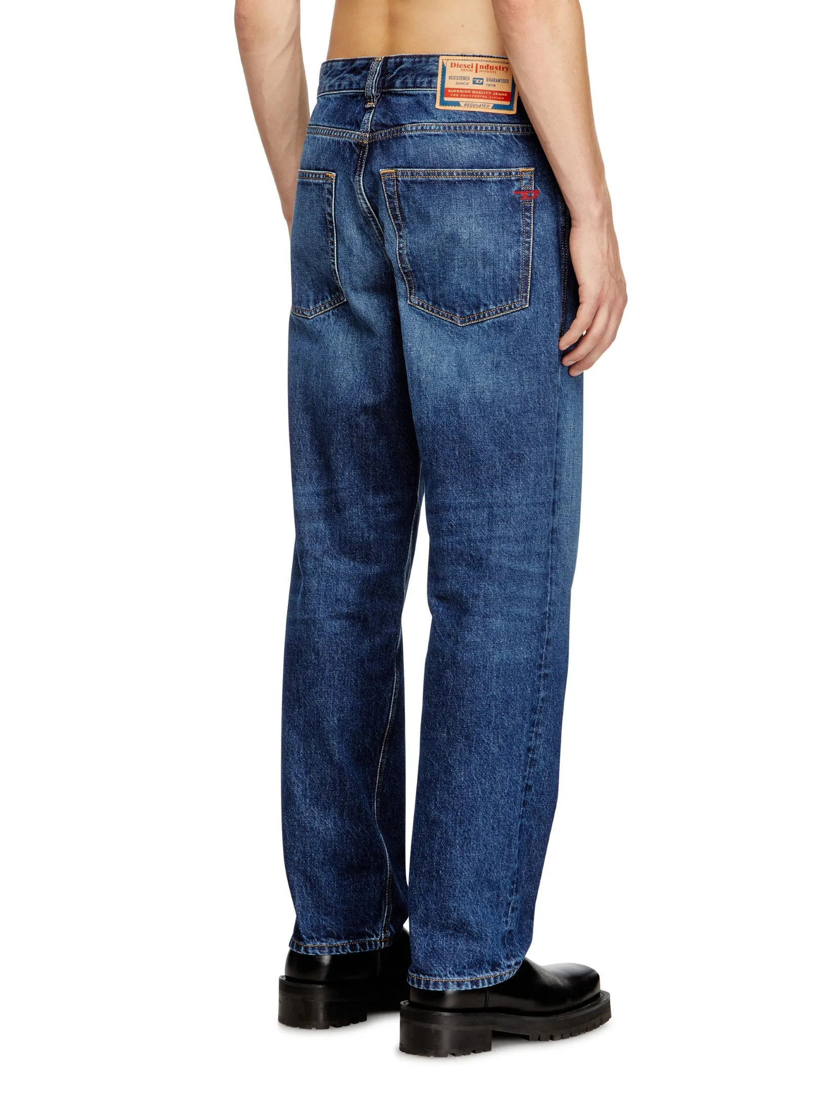 DIESEL Jeans Pants Men 2024 D-MACS L.30 TROUSERS Blue