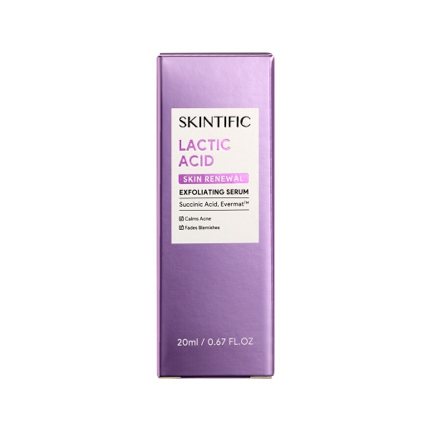 Skintific Lactic Acid Skin Renewal Exfoliating Serum 20 ml.