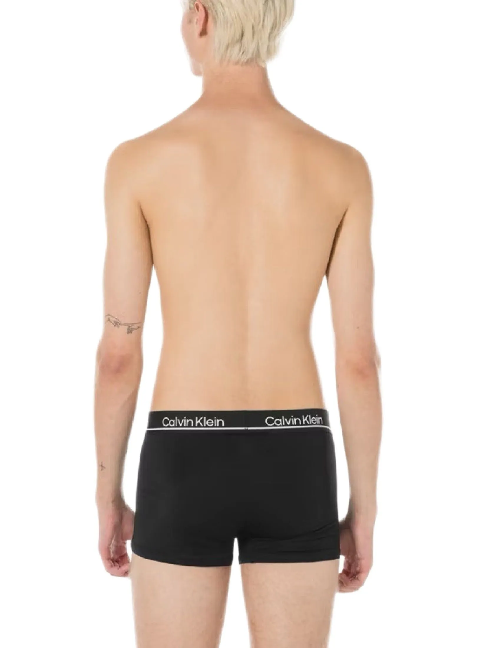 CALVIN KLEIN Men's CK Micro Plus Low Rise Trunk 3Pack Black