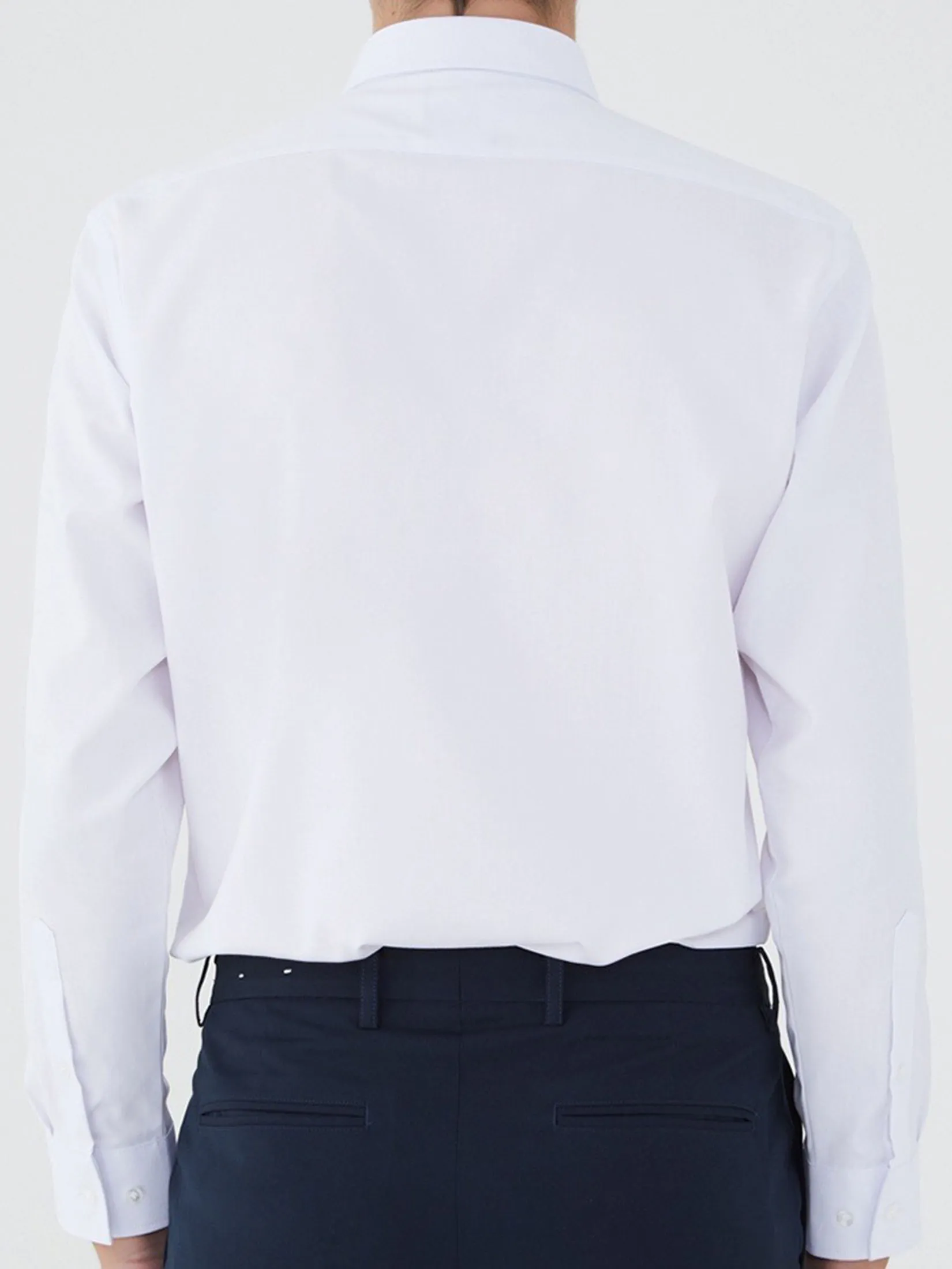 ARROW Men s Long-Sleeve Dress Shirt White Slim Fit – Code MACS758-WH