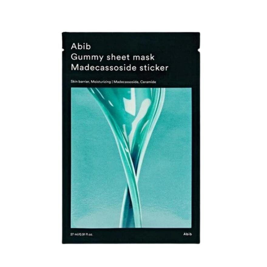 Abib Gummy Sheet Mask Madecassoside Sticker 1'S - Green