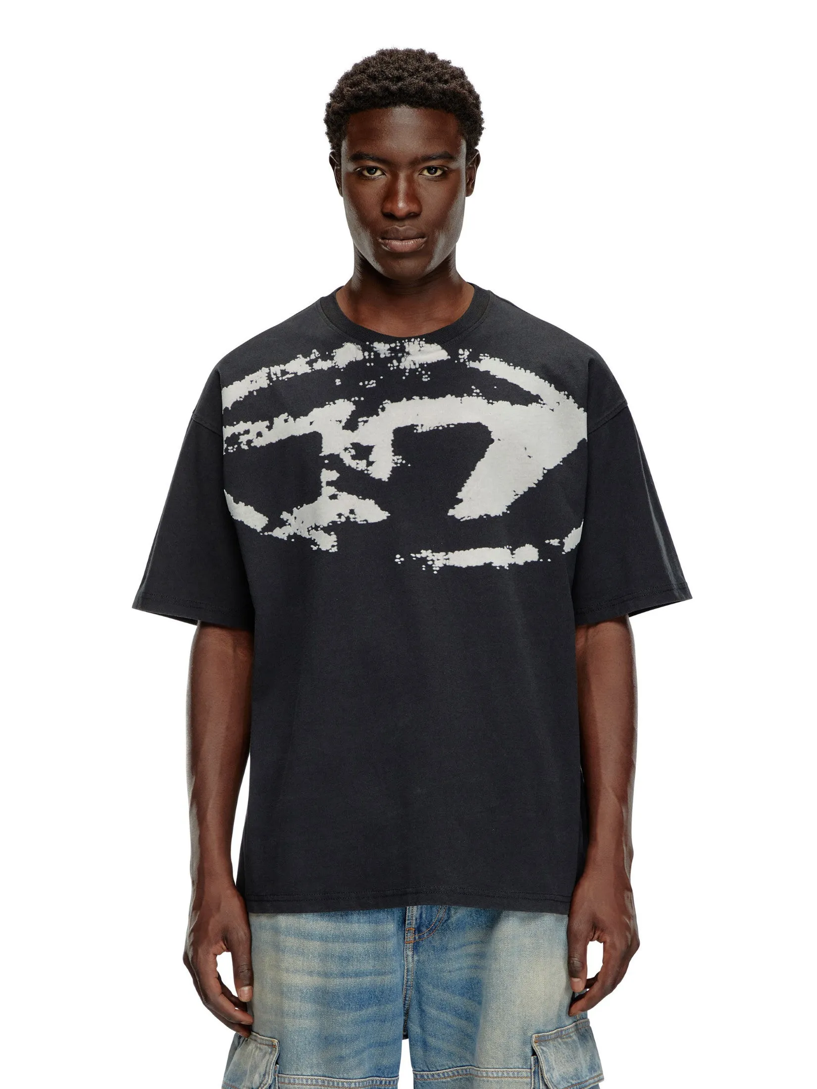 DIESEL Men T-Shirt T-BOXT-N14 T-SHIRT Black