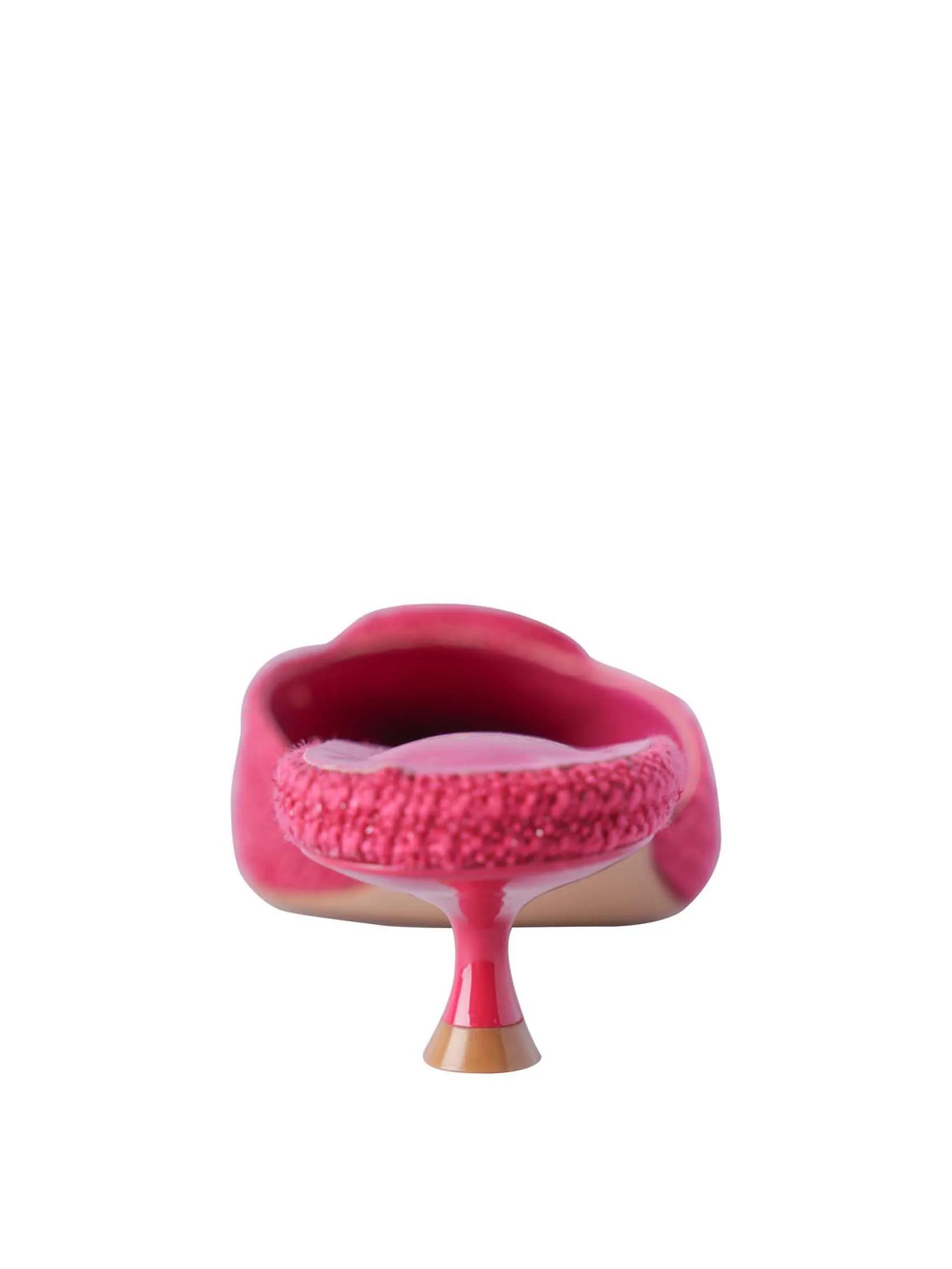 VILLAINS SF ELVA Women's Mule Heels FUCHSIA