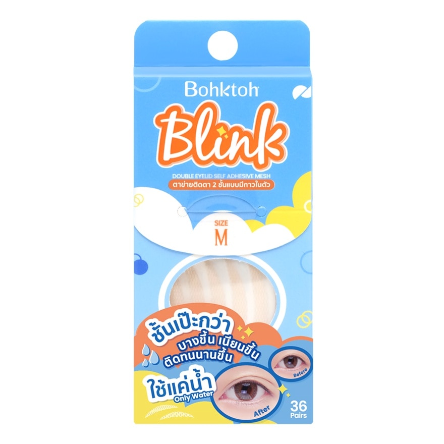 Bohktoh Blink Mesh Double Eyelid Sticker - M  36 Pair - N/A