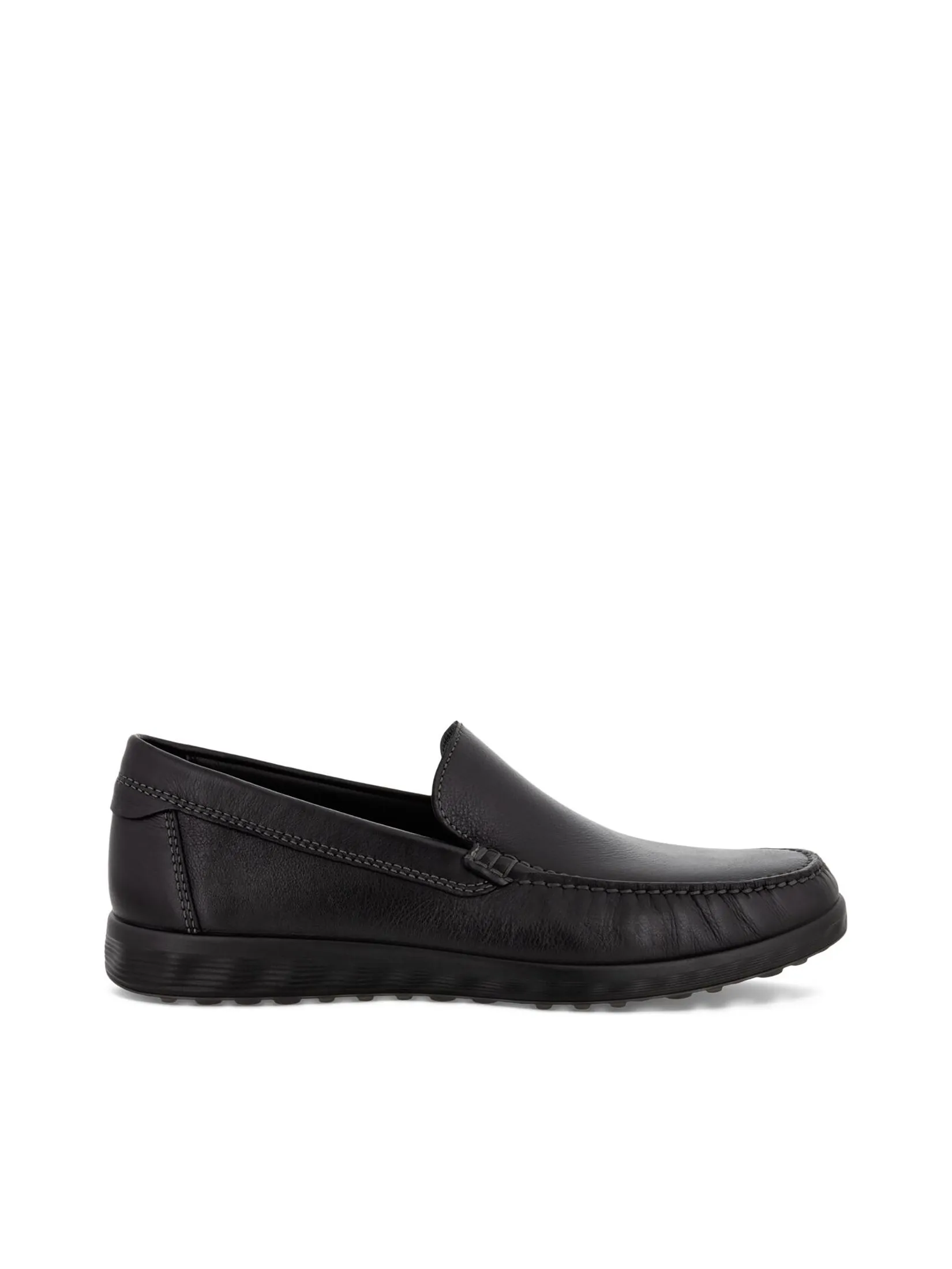 ECCO Men Leather Shoes S Lite Moccasins Black