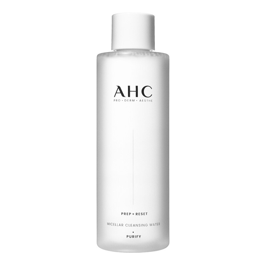 AHC Prep + Reset Micellar Cleansing Water 255 Ml. - White