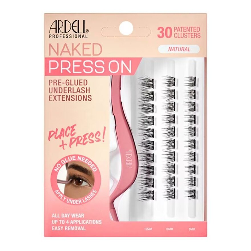 Ardell Naked Pre Glued Press On Underlash Extensions 30pcs. - Black