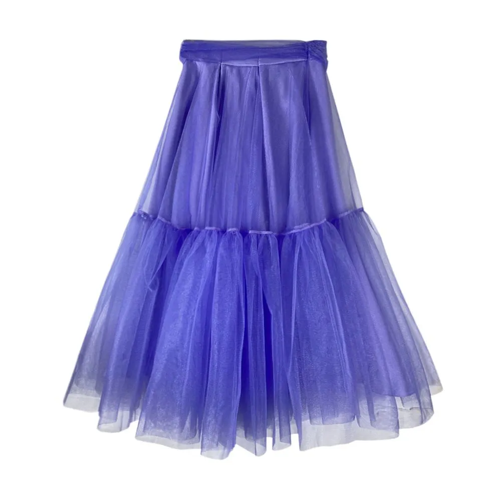 ICONIC PURPLE ETHICAL TULLE SKIRT