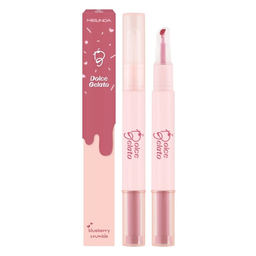 #Meilinda Dolce Gelato Lip 1.8g 01 - 04 Blueberry Crumble