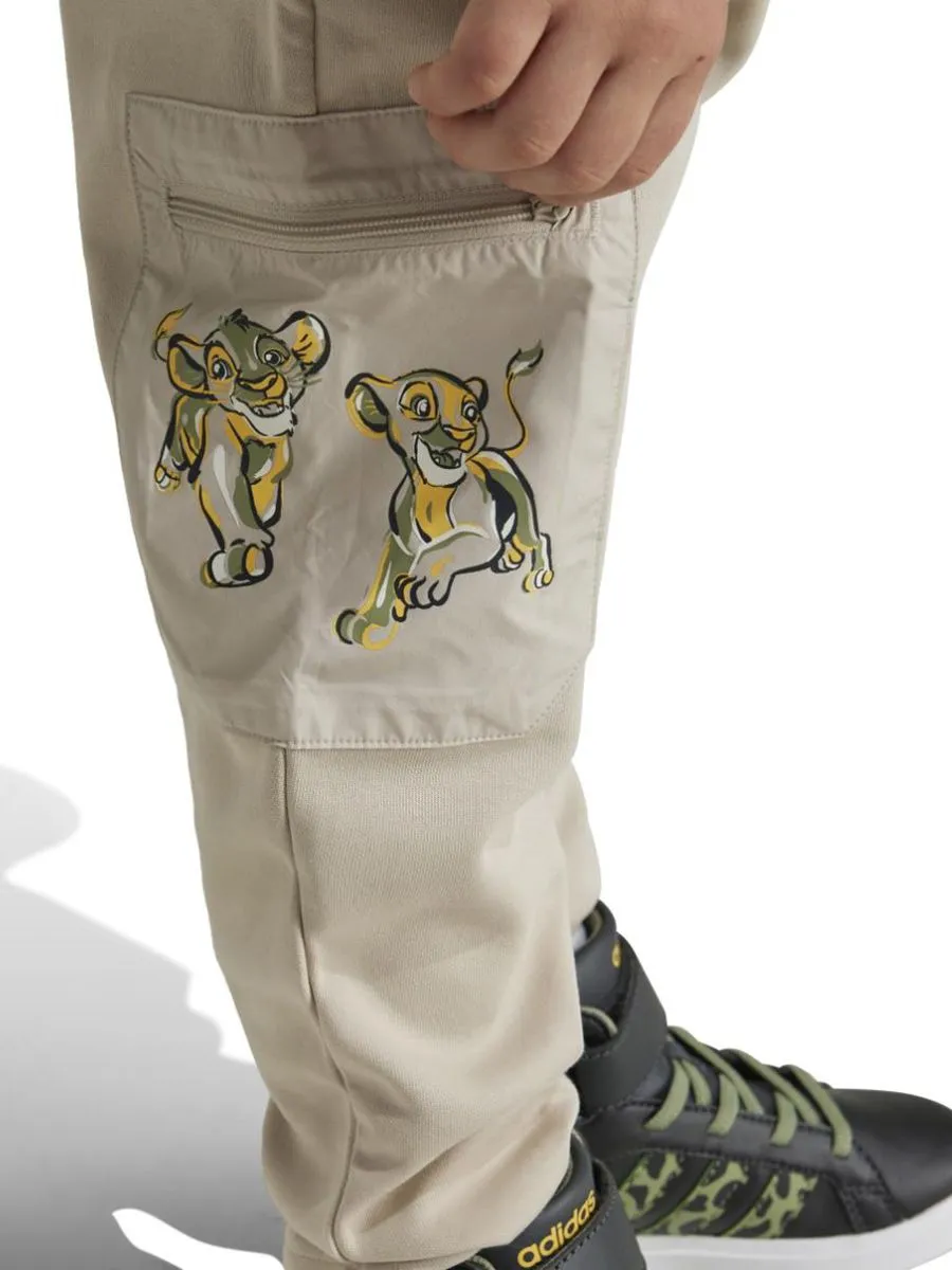 ADIDAS KIDS Unisex Toddler Pants Disney Lion King Light Beige