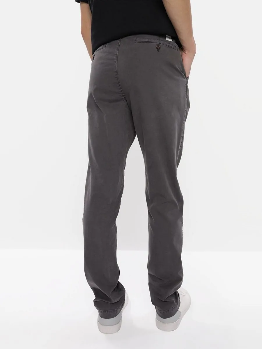 AMERICAN EAGLE MEN 4603 SLIM CHINO ROCKWELL 040 STONE GRAY