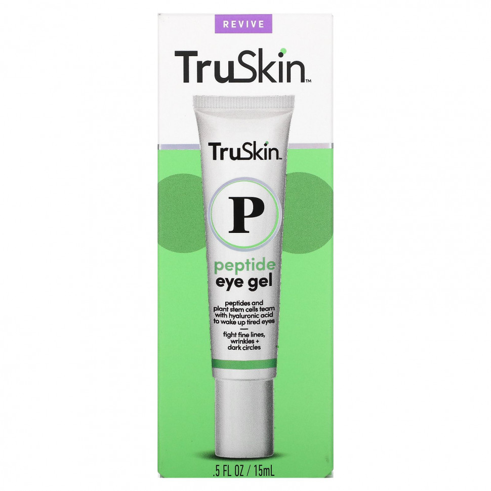 TruSkin, Пептидный гель для век, 15 мл (0,5 жидк. Унции)