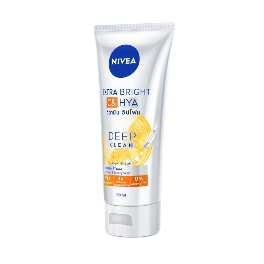 Nivea Extra Bright C  HYA Vitamin Foam 100 Ml.