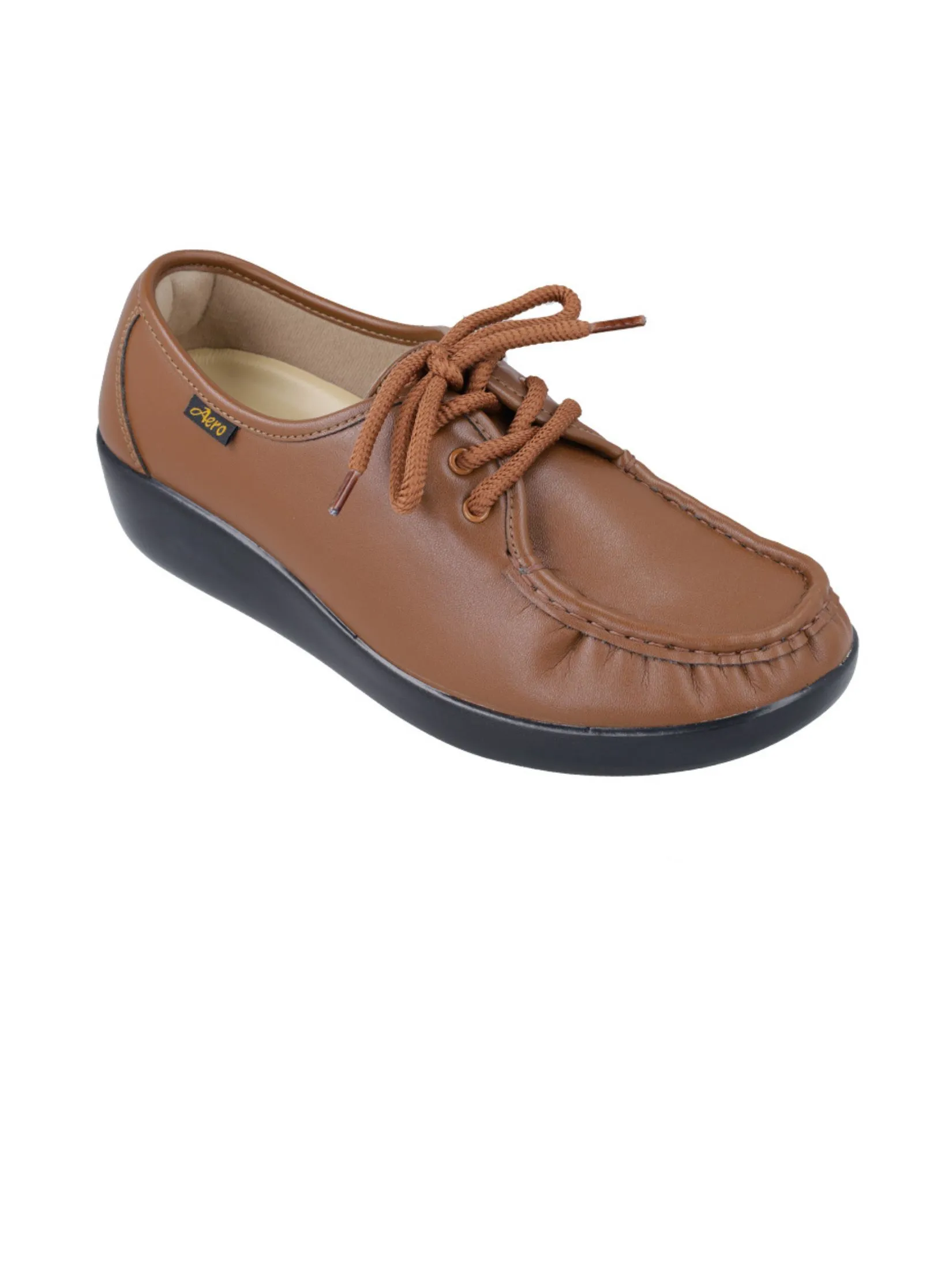 AEROSOFT Women Court Shoes NW9092 - Brown Size - 35 EU