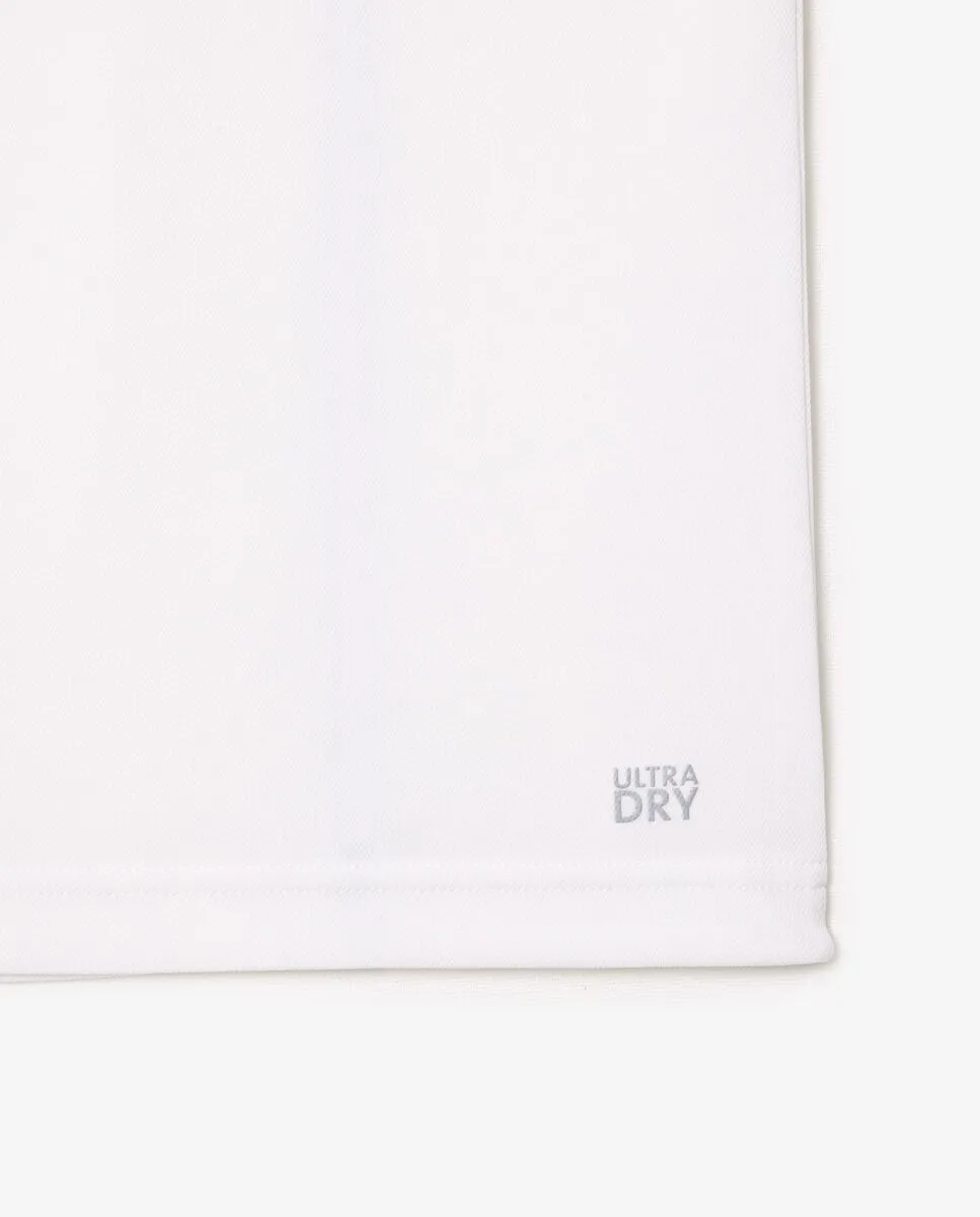 LACOSTE Ultra Dry Piqu  Tennis T-shirt White
