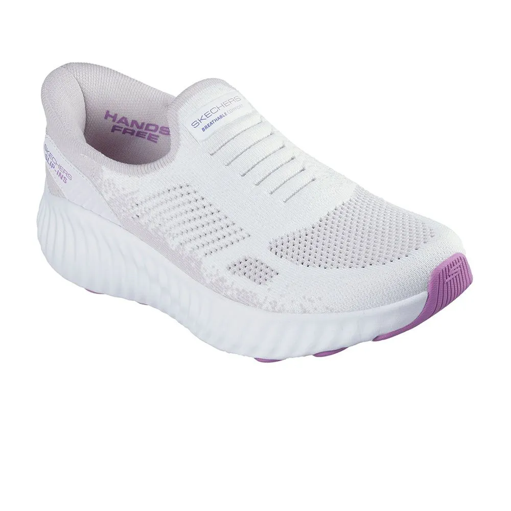 SKECHERS Women Running Shoes Slip-ins®: GO RUN Now - Briar White - SK108SH773EITH