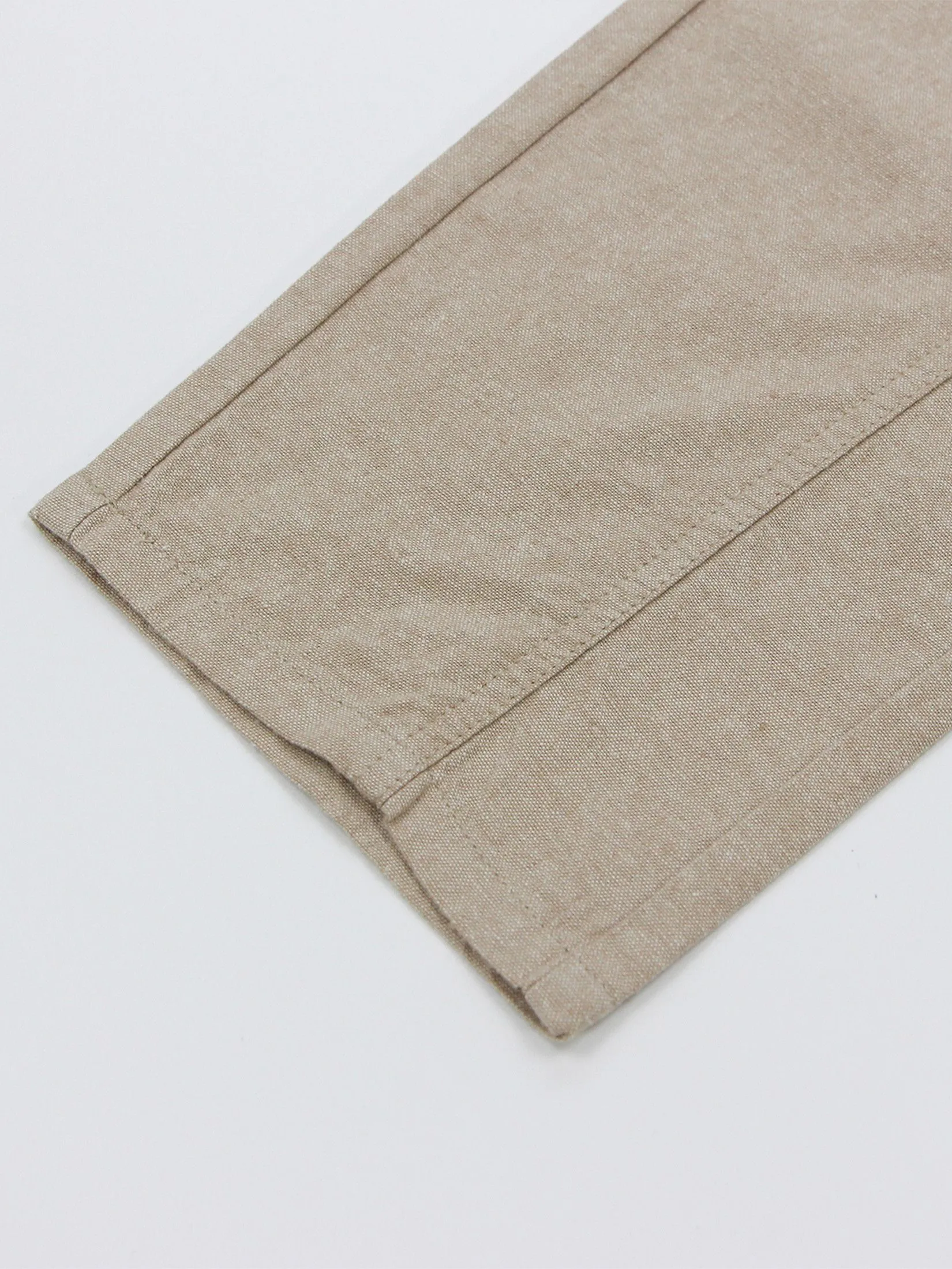 GIORDANO Women's Regular Taper Linen Pants Khaki