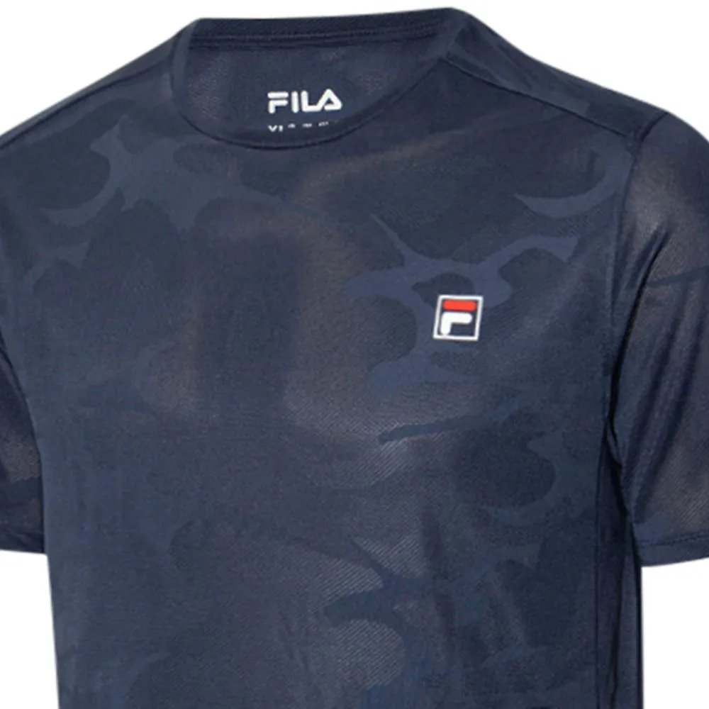 FILA Men Training T-Shirt Active Blue - FI039AP060EITH