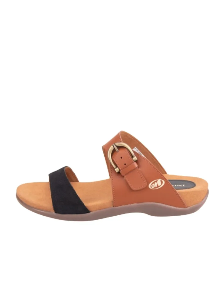 DORTMUEND Tan-Black - F Series Flats & Comfort JF130-0807