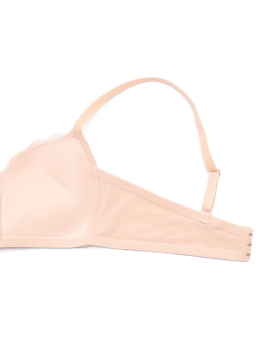 SABINA Modern V Woman Wireless Bra - Light Orange