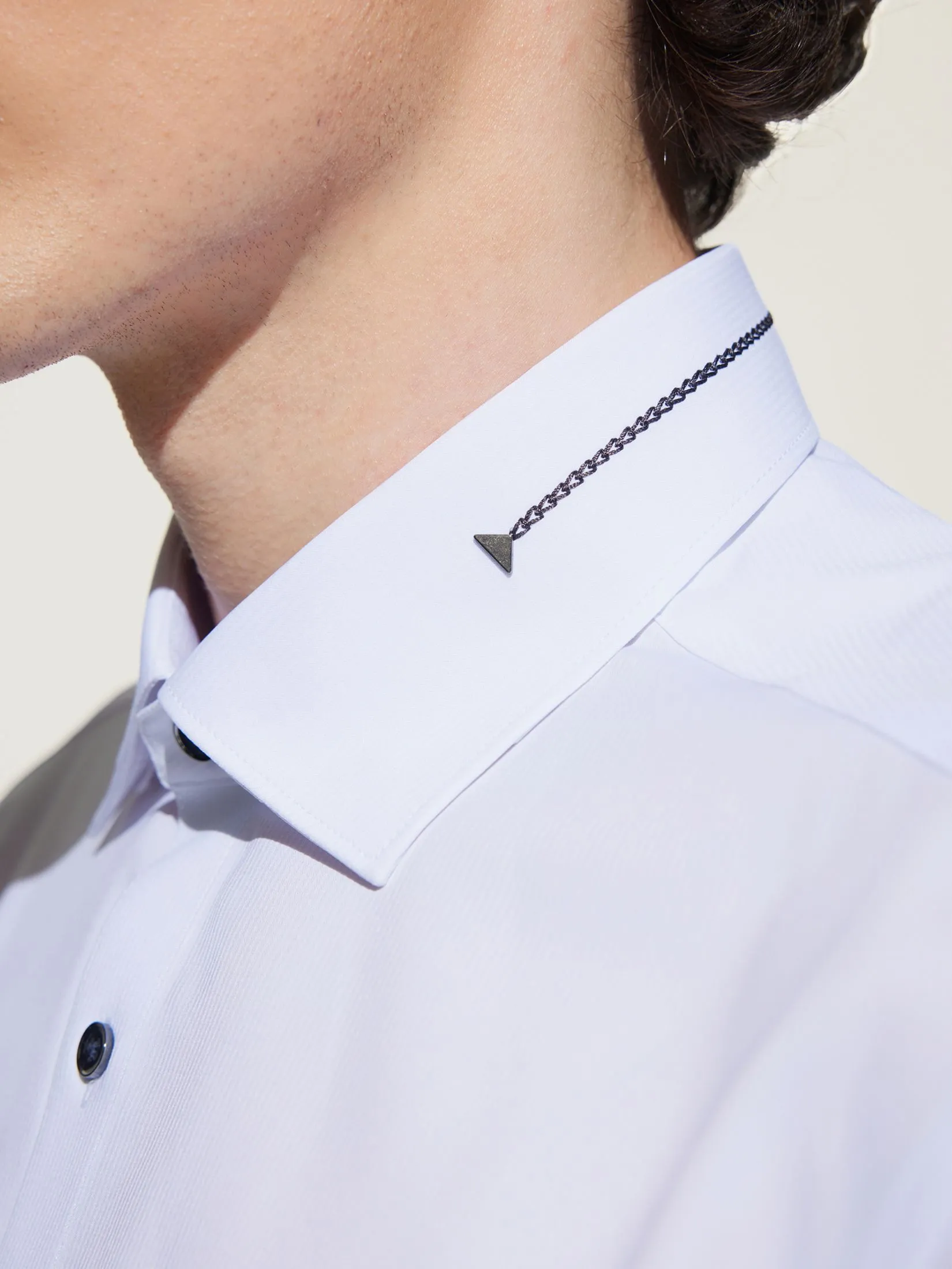 G2000 Men Clothing Non-Iron Dry Stripe Shirt  Smart Fit - 5112337200 - White