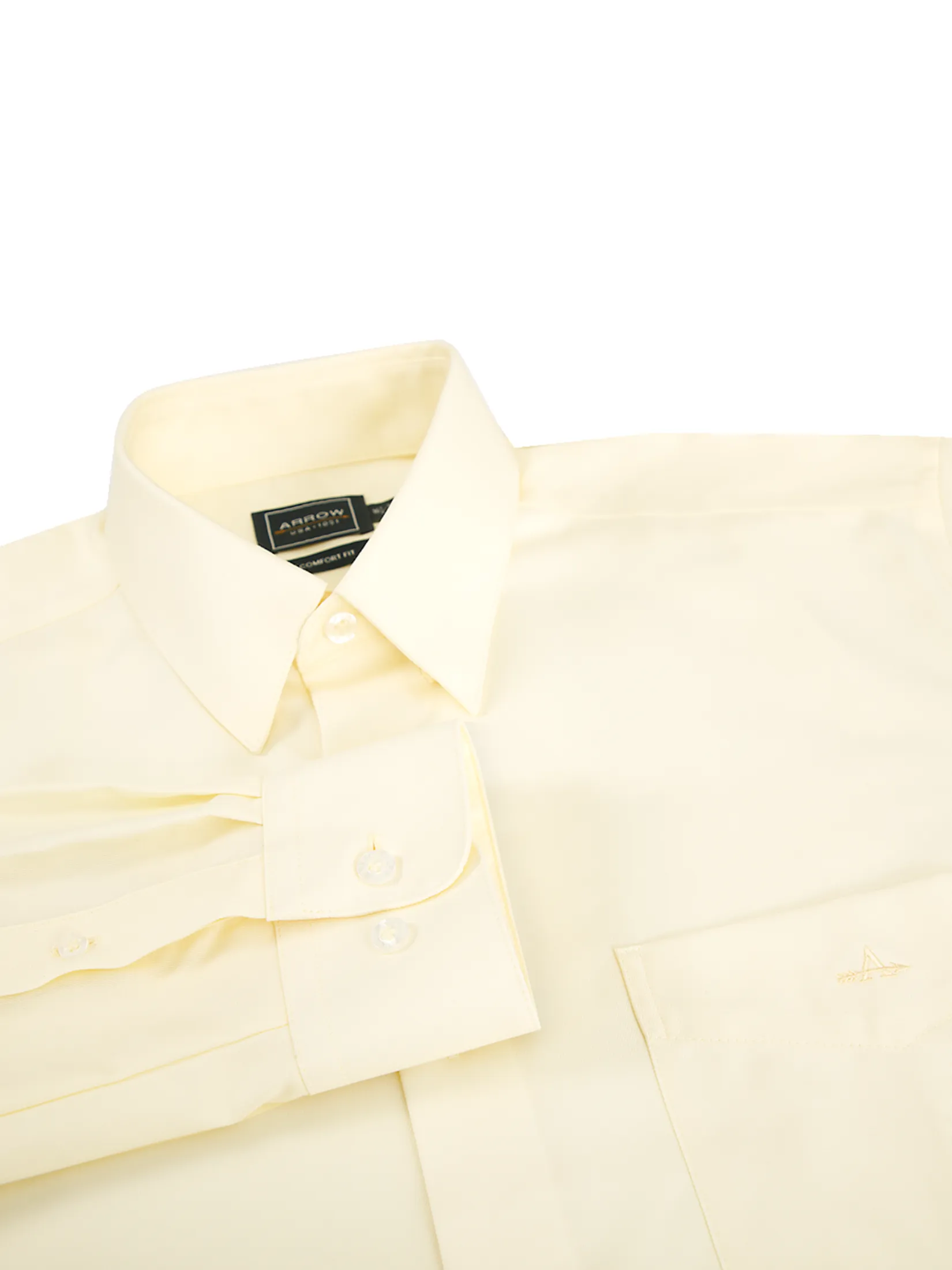 ARROW Men's Long sleeve shirt COMFORT FIT style MACC7B8YE - Yellow