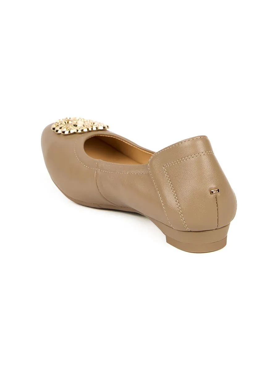 SHU WOMEN  SOFY SOFA 0.5" INFINITE HEART - ETOUPE