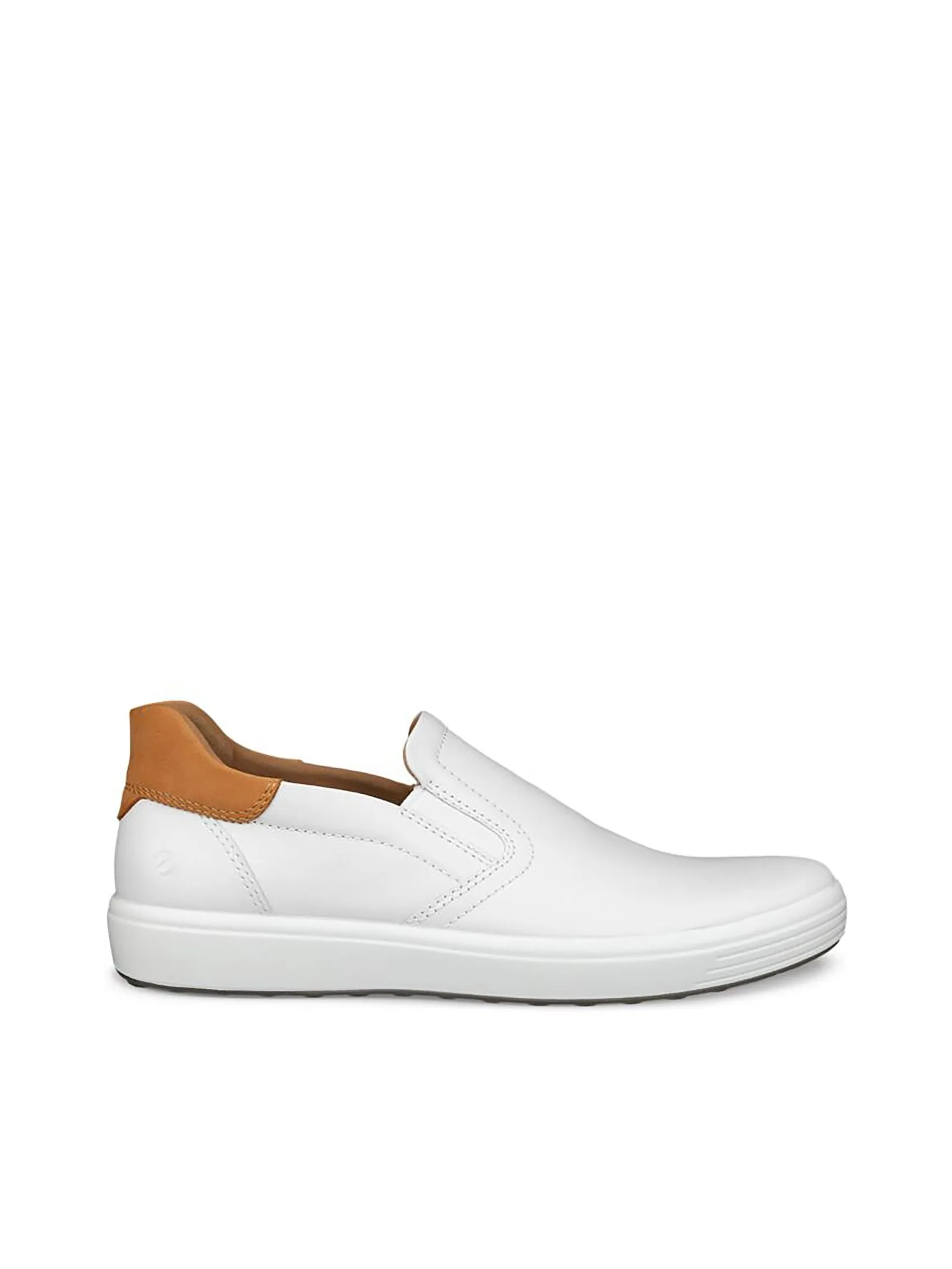 ECCO Men Slip-On Soft7 White/Lion