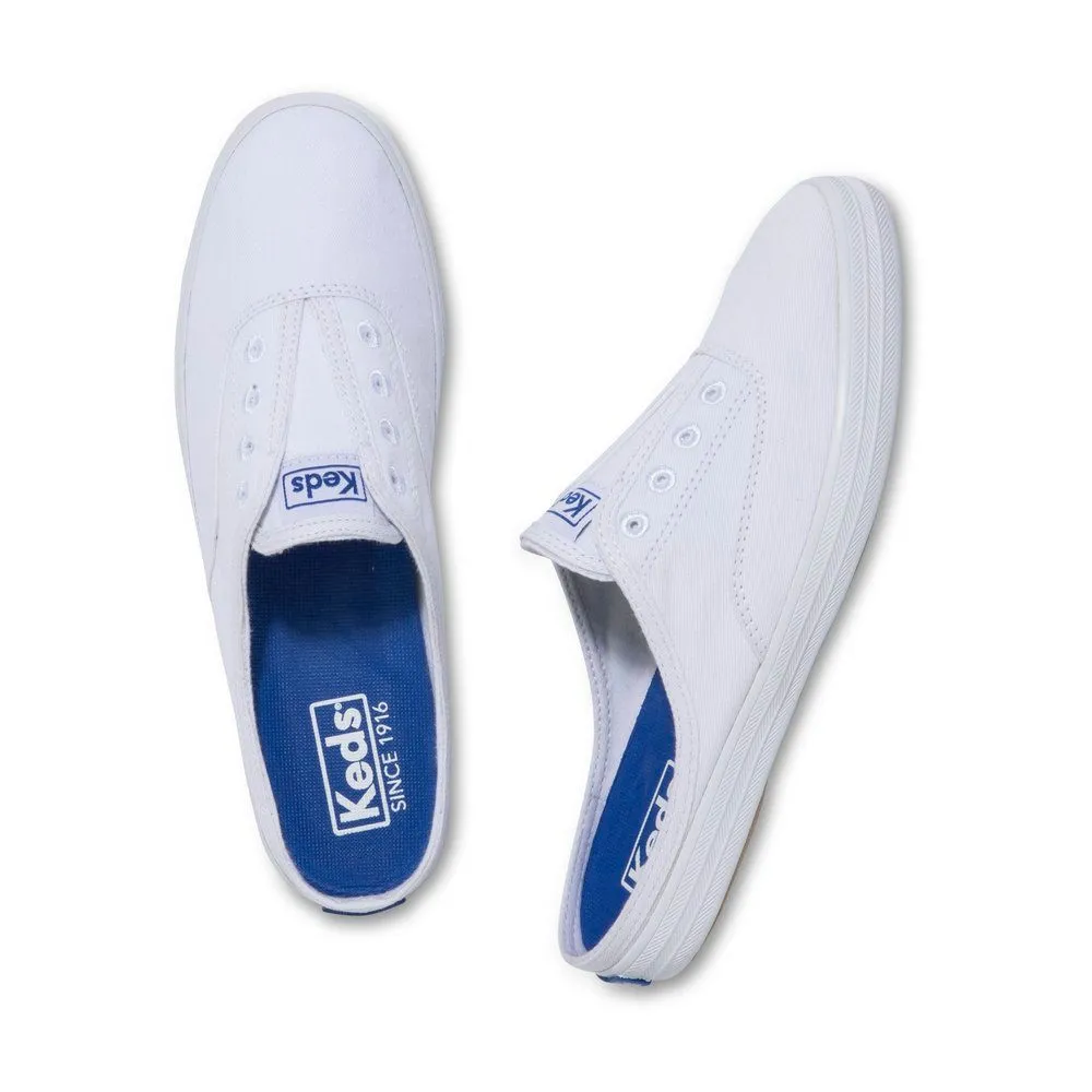 KEDS White Moxie Mule Washed Twill