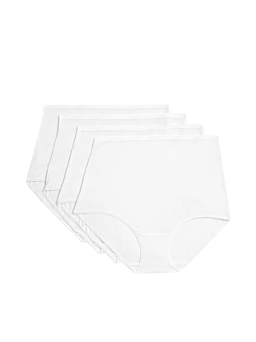 MARKS & SPENCER Women Full Briefs Microfibre 4pk