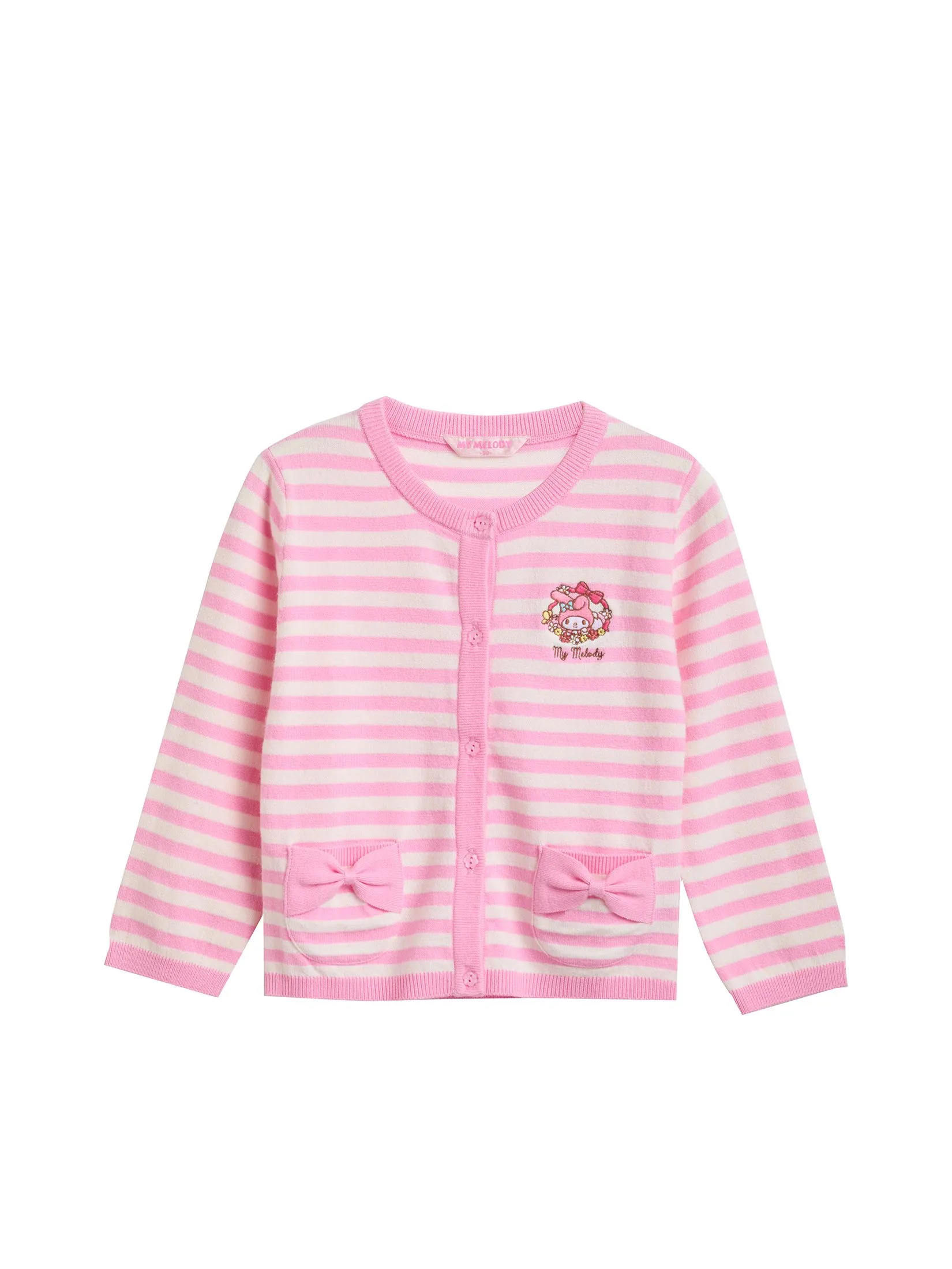SANRIO Girl Cardigan Long Sleeves My Melody Pink