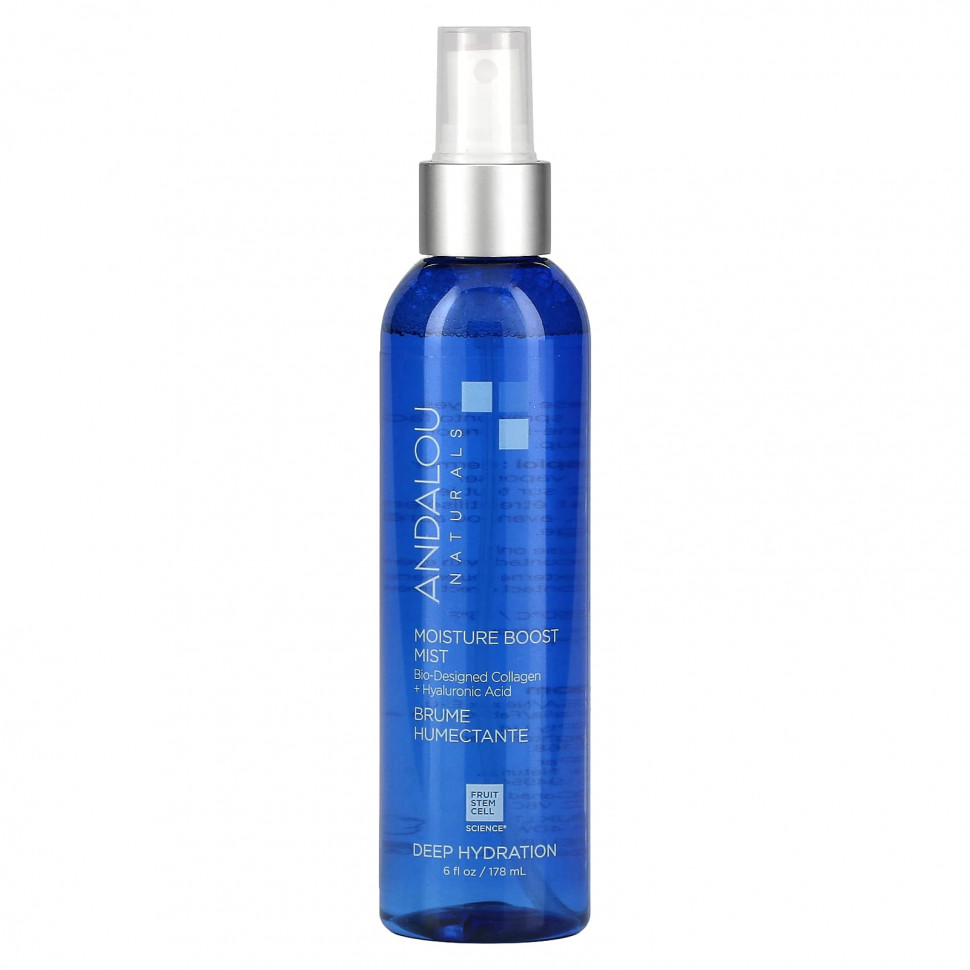 Andalou Naturals, Увлажняющий спрей, глубокое увлажнение, 178 мл (6 жидк. Унций)