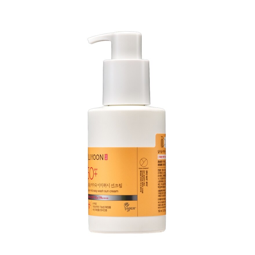 ILLIYOON Mild Easy-Wash Sun Cream SPF50+ PA++++ 150 ml.
