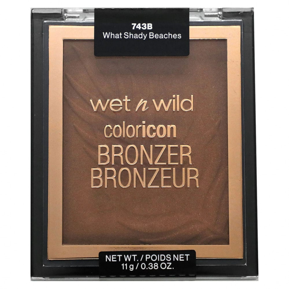 wet n wild, Color Icon Bronzer, What Shady Beaches, 11 г (0,38 унции)
