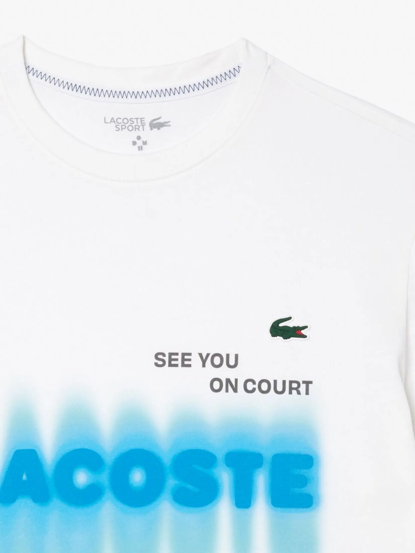 LACOSTE Lacoste Tennis x Daniil Medvedev T-shirt White